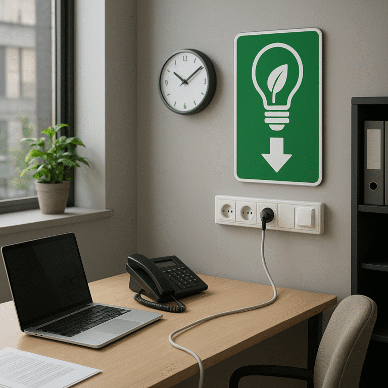 Jak ograniczyć zużycie prądu w biurze