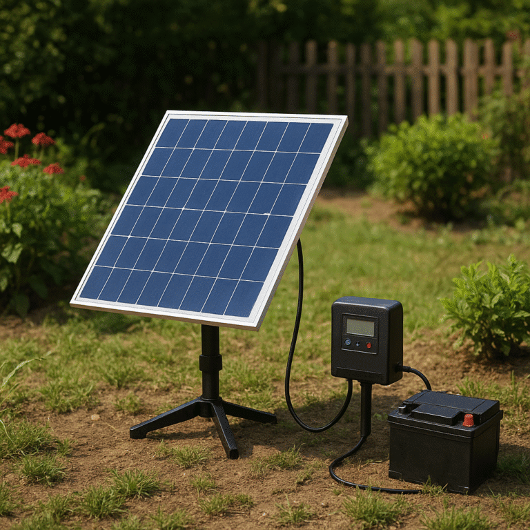 Jak zbudować mały system solarny do ogrodu