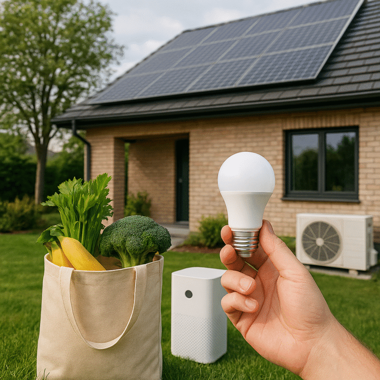 Jakie są sposoby na redukcję śladu węglowego w domu