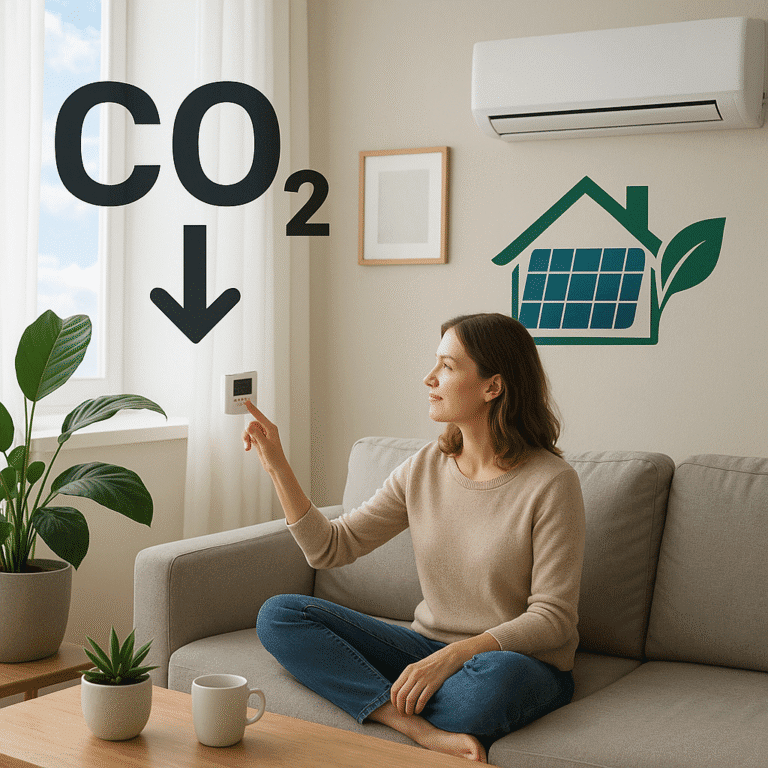 Jakie są sposoby na zmniejszenie emisji CO₂ w domu